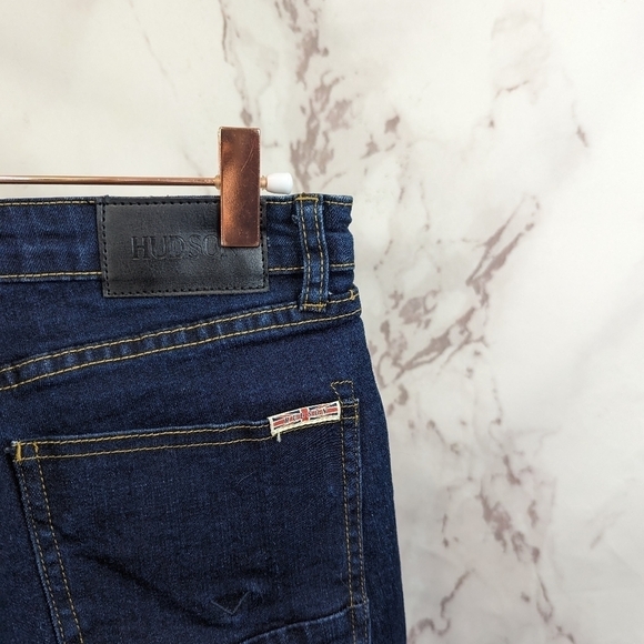 Hudson Girls Skinny Jeans Size 16 28 X 30 Dark Wash Mid Rise Denim CPSIA 2008 - Picture 12 of 12